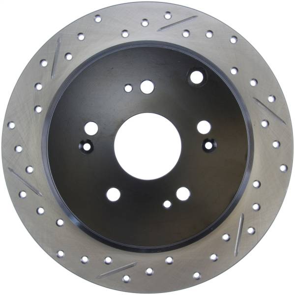 Stoptech - StopTech Sport Drilled/Slotted Brake Rotor Rear Right 127.40063R