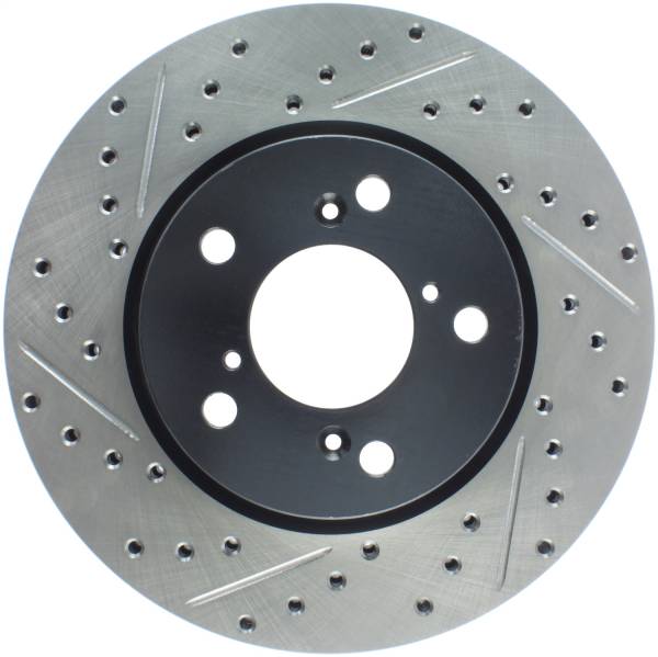 Stoptech - StopTech Sport Drilled/Slotted Brake Rotor Front Right 127.40064R