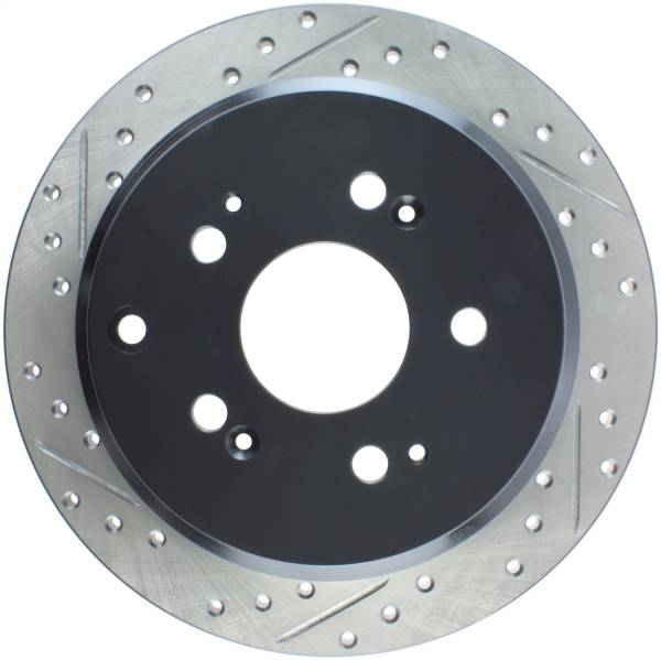 Stoptech - StopTech Sport Drilled/Slotted Brake Rotor; Rear Right