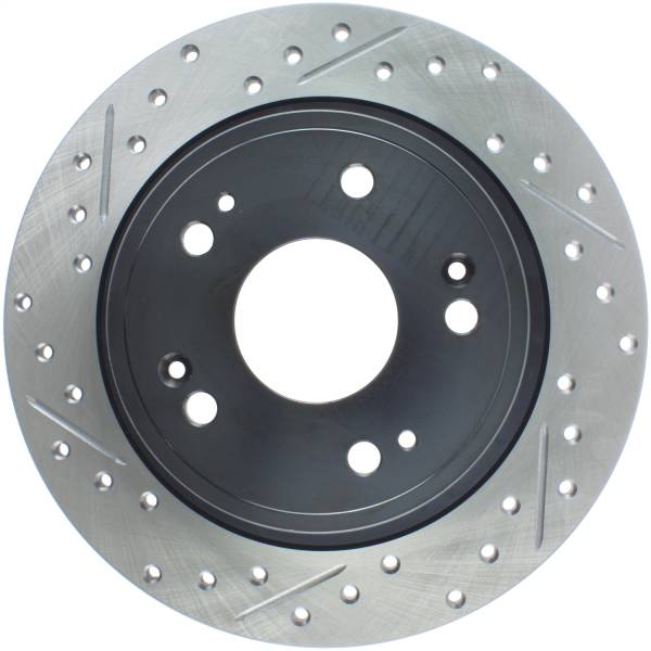 Stoptech - StopTech Sport Drilled/Slotted Brake Rotor Rear Right 127.40068R