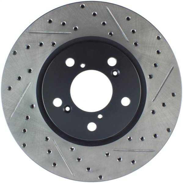 Stoptech - StopTech Sport Drilled/Slotted Brake Rotor Front Left 127.40069L