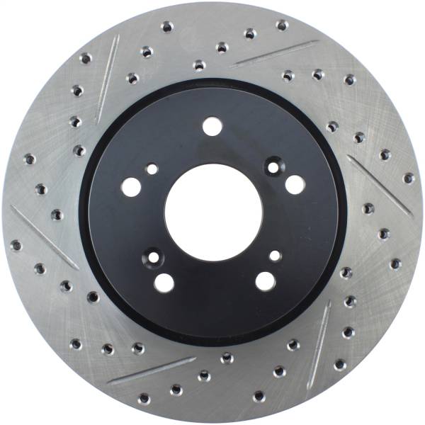 Stoptech - StopTech Sport Drilled/Slotted Brake Rotor; Front Right