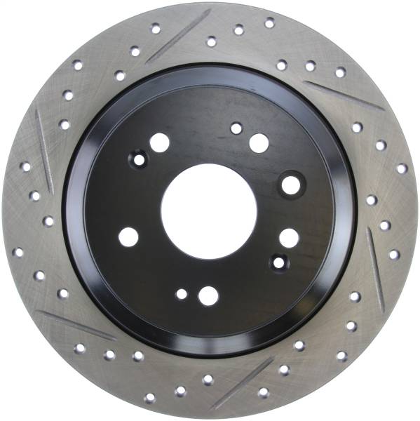 Stoptech - StopTech Sport Drilled/Slotted Brake Rotor; Rear Right