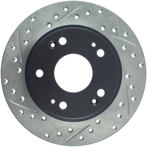 Stoptech - StopTech Sport Drilled/Slotted Brake Rotor Rear Right 127.40079R