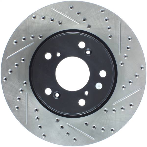 Stoptech - StopTech Sport Drilled/Slotted Brake Rotor Front Left 127.40084L