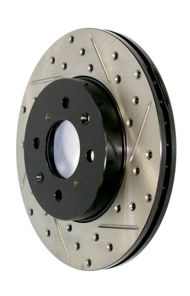 Stoptech - StopTech Sport Drilled & Slotted Rotor - Front Left - 127.40090L