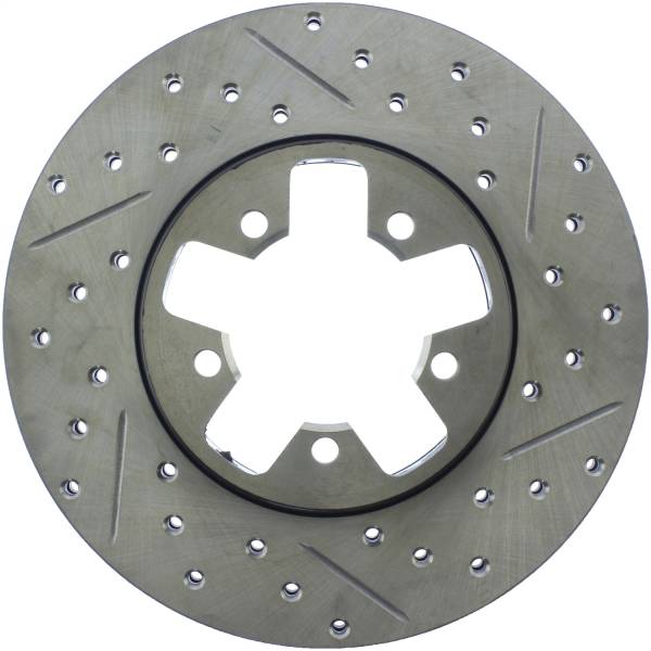 Stoptech - StopTech Sport Drilled/Slotted Brake Rotor Front Left 127.42023L