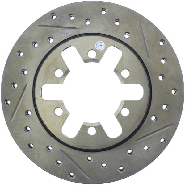 Stoptech - StopTech Sport Drilled/Slotted Brake Rotor Front Left 127.42024L