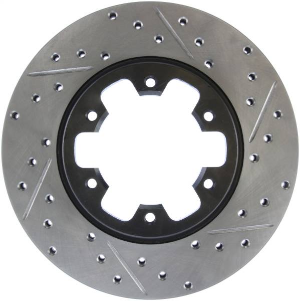 Stoptech - StopTech Sport Drilled/Slotted Brake Rotor Front Left 127.42029L