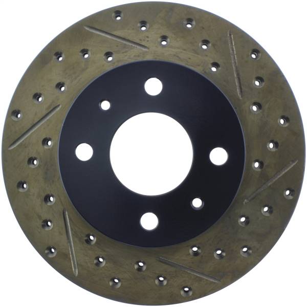 Stoptech - StopTech Sport Drilled/Slotted Brake Rotor Front Left 127.42035L