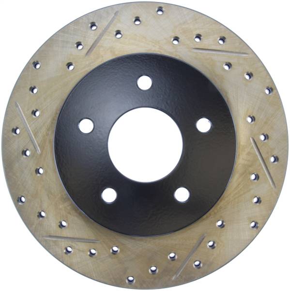 Stoptech - StopTech Sport Drilled/Slotted Brake Rotor Rear Right 127.42037R