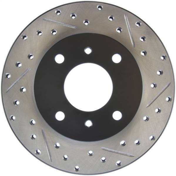 Stoptech - StopTech Sport Drilled/Slotted Brake Rotor Front Left 127.42041L