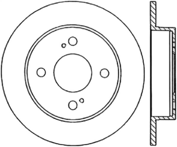 Stoptech - StopTech Sport Drilled/Slotted Brake Rotor Rear Right 127.42051R