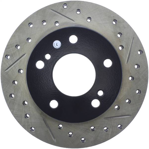 Stoptech - StopTech Sport Drilled/Slotted Brake Rotor Front Left 127.42057L