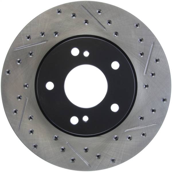 Stoptech - StopTech Sport Drilled/Slotted Brake Rotor Front Left 127.42069L