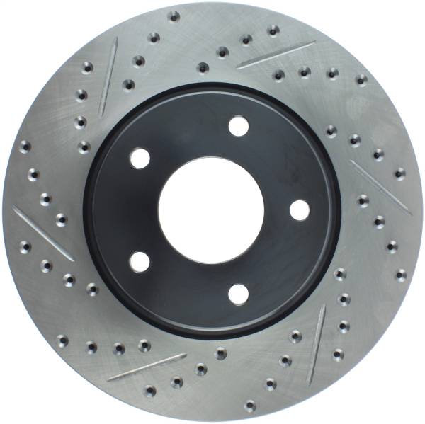 Stoptech - StopTech Sport Drilled/Slotted Brake Rotor Front Right 127.42071R