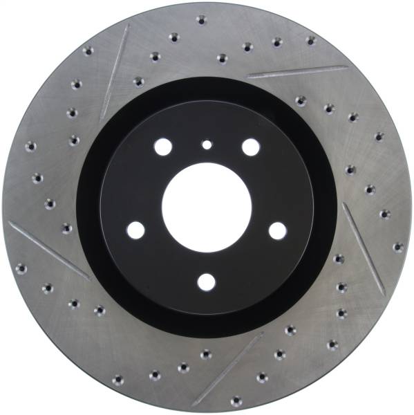 Stoptech - StopTech Sport Drilled/Slotted Brake Rotor Front Right 127.42076R