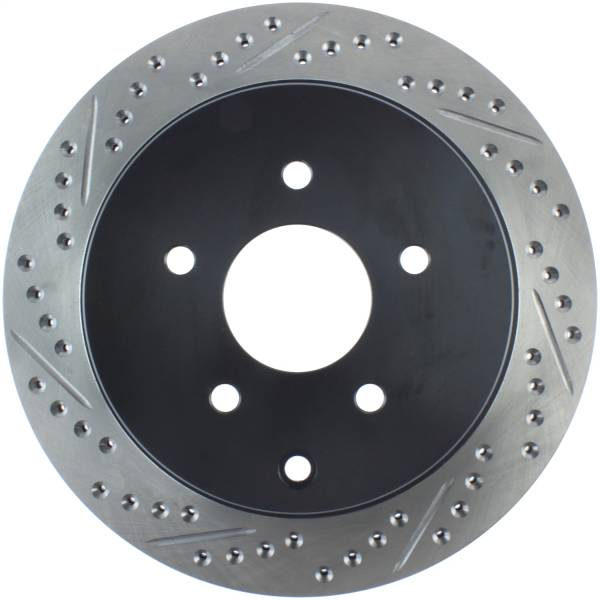 Stoptech - StopTech Sport Drilled/Slotted Brake Rotor Rear Right 127.42078R