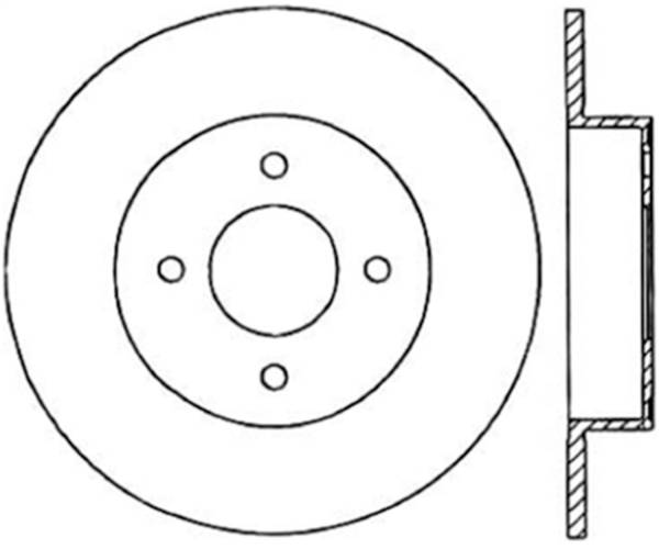 Stoptech - StopTech Sport Drilled/Slotted Brake Rotor Rear Right 127.42082R