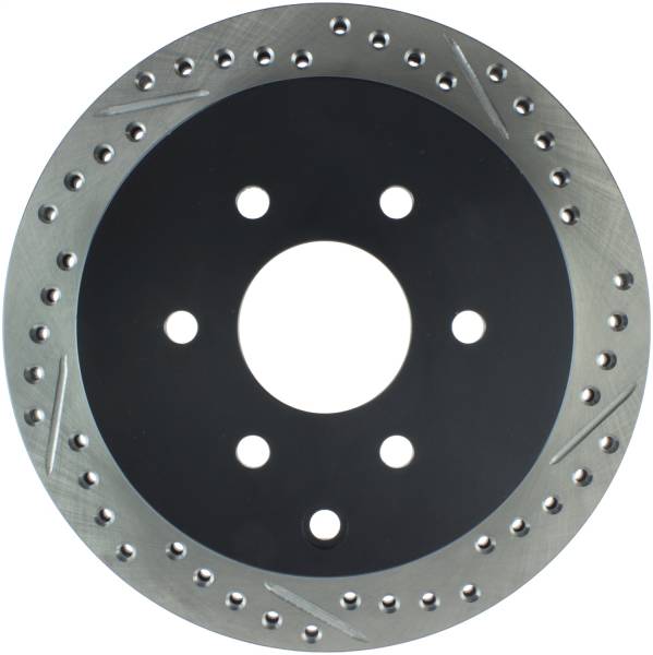 Stoptech - StopTech Sport Drilled/Slotted Brake Rotor Rear Left 127.42087L