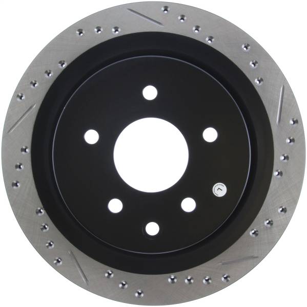 Stoptech - StopTech 06-07 350Z / 05-07 G35 / 06-07 G35X SportStop Slotted & Drilled Rear Left Rotor - 127.42088L