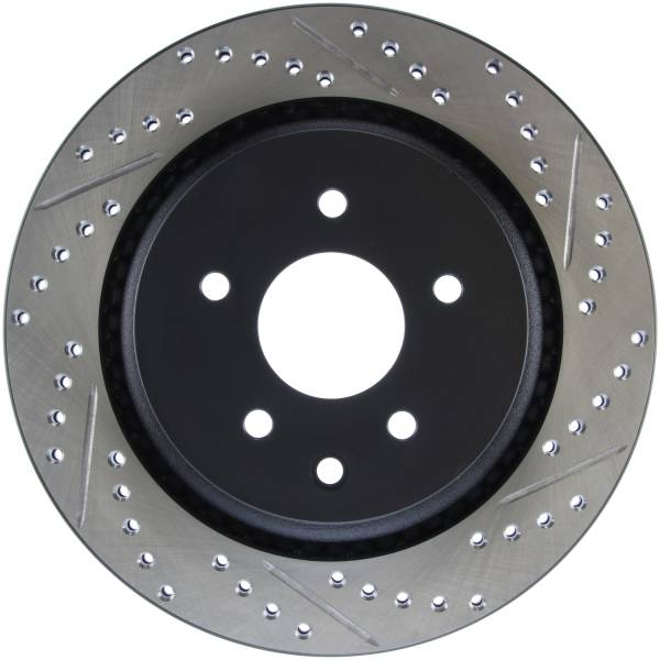 Stoptech - StopTech Sport Drilled/Slotted Brake Rotor Rear Left 127.42093L