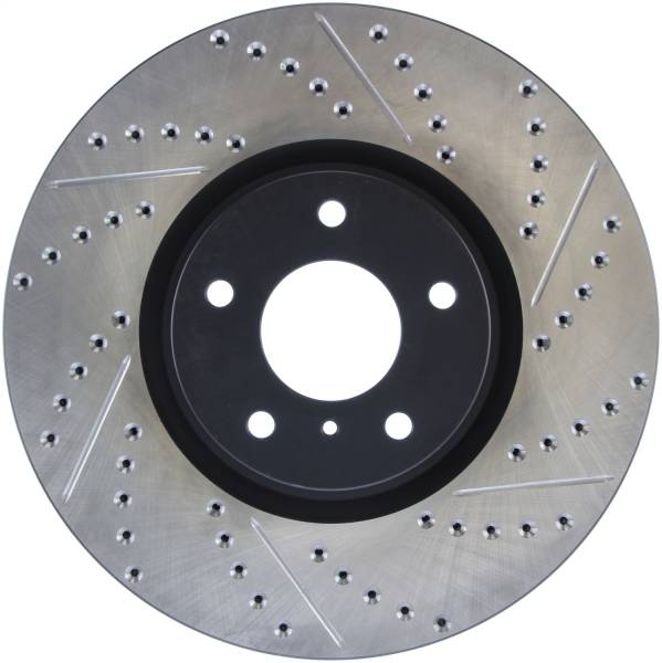 Stoptech - StopTech Sport Drilled/Slotted Brake Rotor Front Left 127.42095L