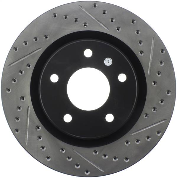 Stoptech - StopTech Sport Drilled/Slotted Brake Rotor Front Left 127.42096L