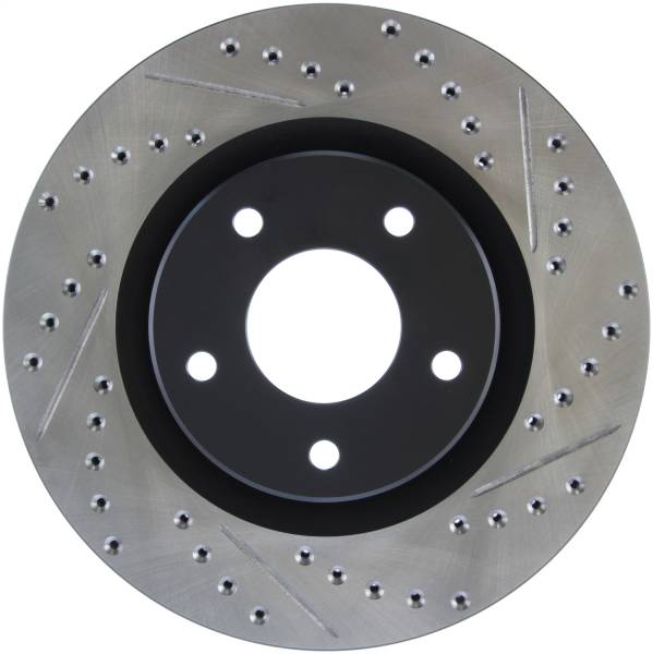 Stoptech - StopTech Sport Drilled/Slotted Brake Rotor Front Left 127.42097L