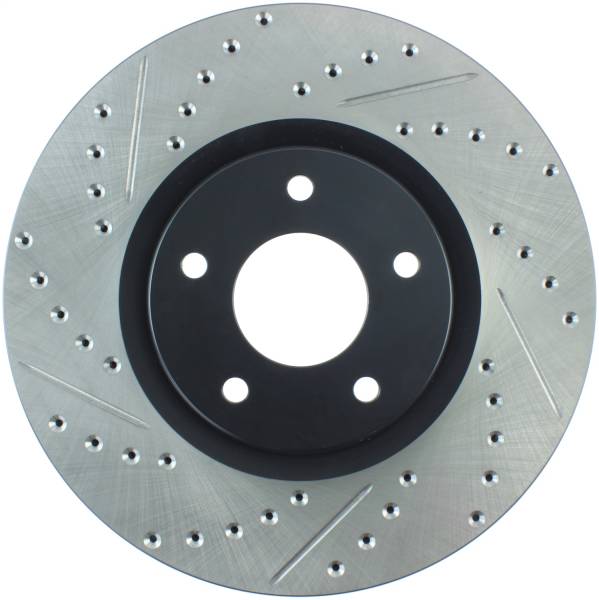 Stoptech - StopTech Sport Drilled/Slotted Brake Rotor Front Right 127.42098R