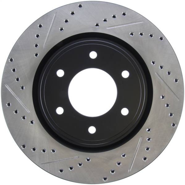 Stoptech - StopTech Sport Drilled/Slotted Brake Rotor; Front Right