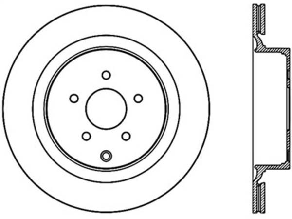 Stoptech - StopTech Sport Cryo Drilled/Slotted Brake Rotor Rear Left 127.42105CL