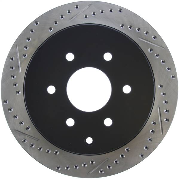 Stoptech - StopTech Sport Drilled/Slotted Brake Rotor; Rear Right