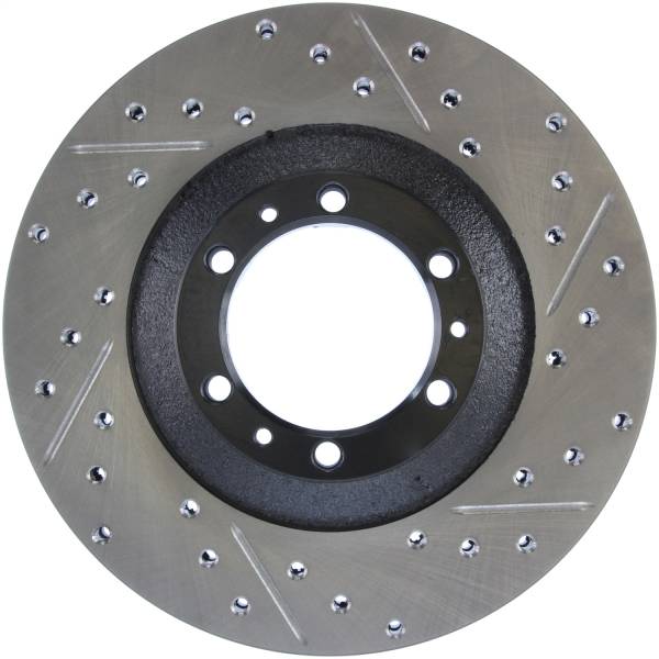 Stoptech - StopTech Sport Drilled/Slotted Brake Rotor Front Left 127.43013L