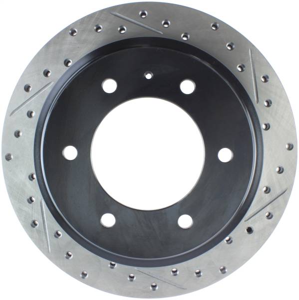 Stoptech - StopTech Sport Drilled/Slotted Brake Rotor Rear Left 127.43015L