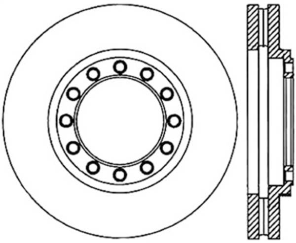 Stoptech - StopTech Sport Cryo Drilled/Slotted Brake Rotor Front Left 127.43016CL