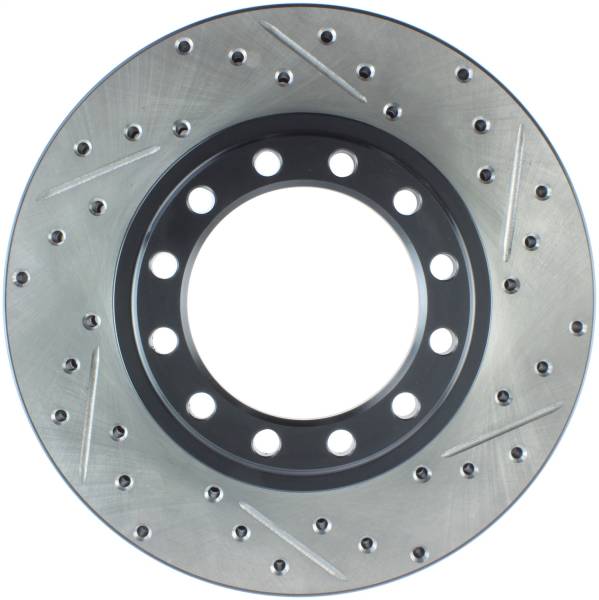 Stoptech - StopTech Sport Drilled/Slotted Brake Rotor Front Left 127.43016L