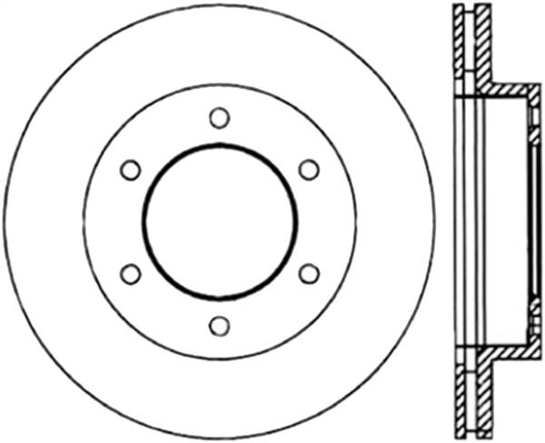 Stoptech - StopTech Sport Drilled/Slotted Brake Rotor Front Left 127.43018L