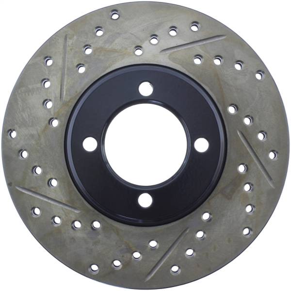 Stoptech - StopTech Sport Drilled/Slotted Brake Rotor; Front Right