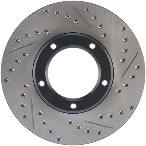 Stoptech - StopTech Sport Drilled/Slotted Brake Rotor Front Left 127.44030L