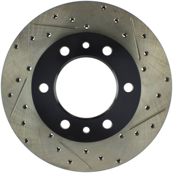 Stoptech - StopTech Sport Drilled/Slotted Brake Rotor Front Left 127.44037L