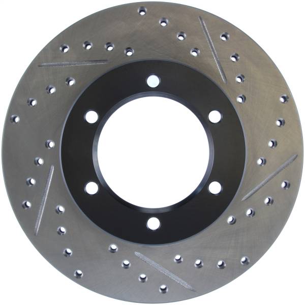 Stoptech - StopTech Sport Drilled/Slotted Brake Rotor Front Left 127.44044L