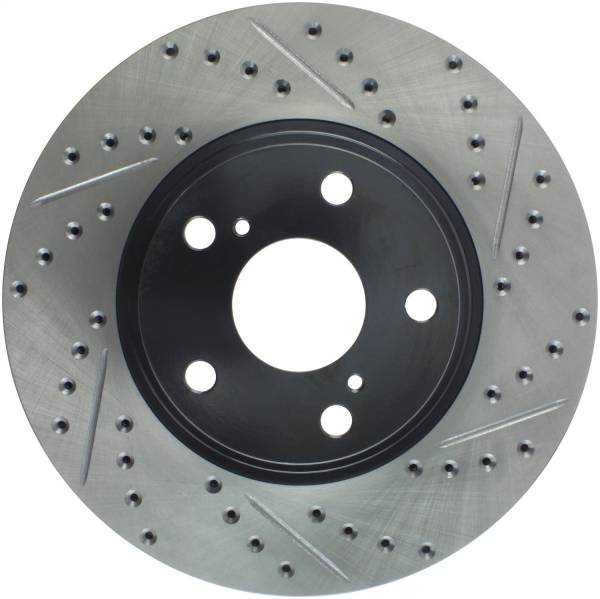 Stoptech - StopTech Sport Drilled/Slotted Brake Rotor Front Left 127.44088L