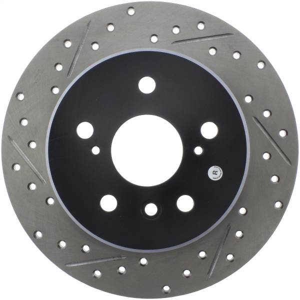 Stoptech - StopTech Sport Drilled/Slotted Brake Rotor Rear Right 127.44089R