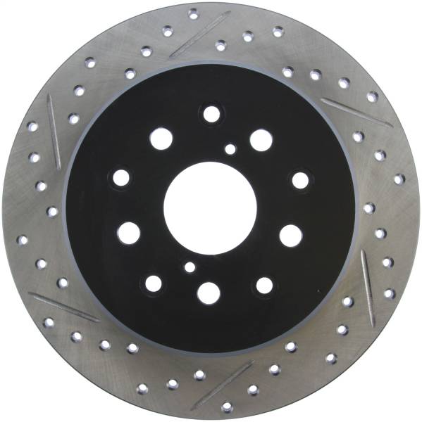 Stoptech - StopTech Sport Drilled/Slotted Brake Rotor Rear Right 127.44090R