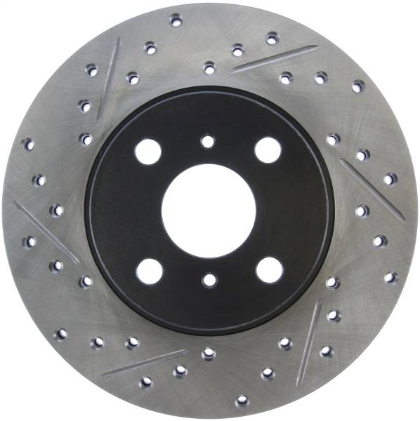 Stoptech - StopTech Sport Drilled/Slotted Brake Rotor Front Right 127.44092R