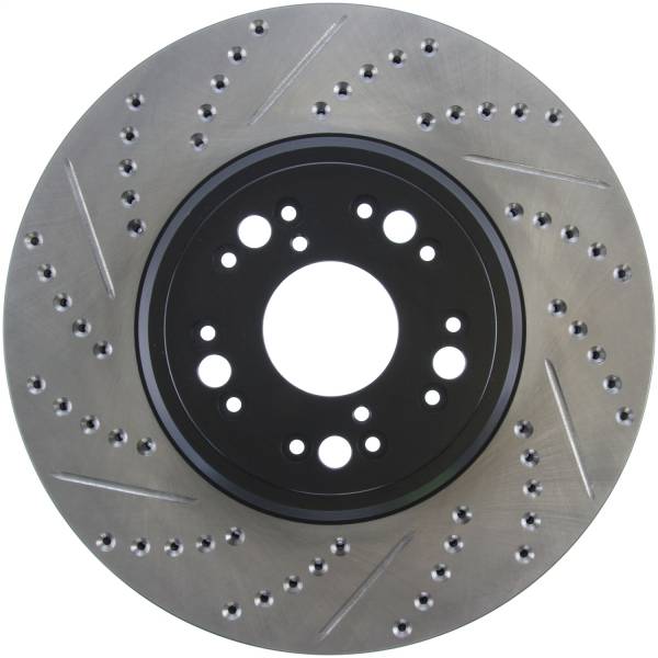 Stoptech - StopTech Sport Drilled/Slotted Brake Rotor Front Right 127.44107R