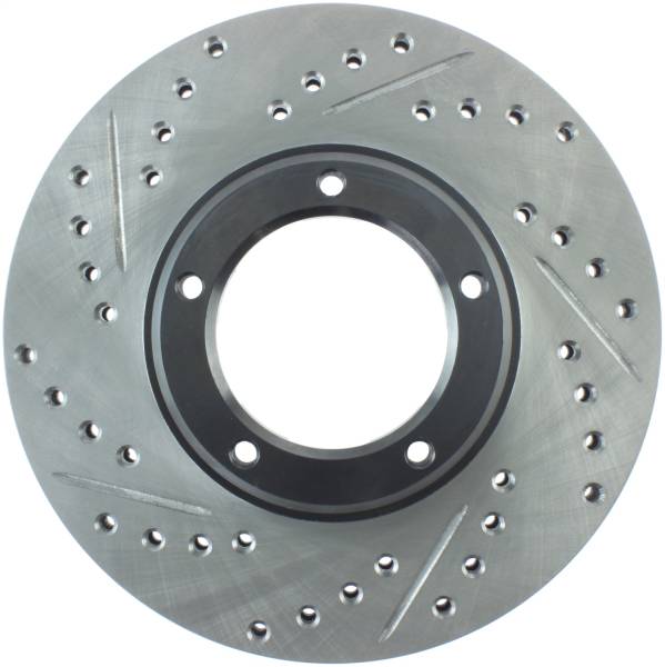 Stoptech - StopTech Sport Drilled/Slotted Brake Rotor Front Right 127.44108R