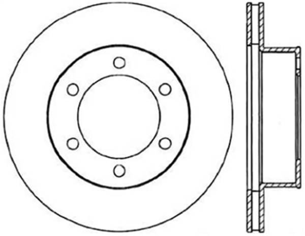 Stoptech - StopTech Sport Cryo Drilled/Slotted Brake Rotor Front Left 127.44109CL