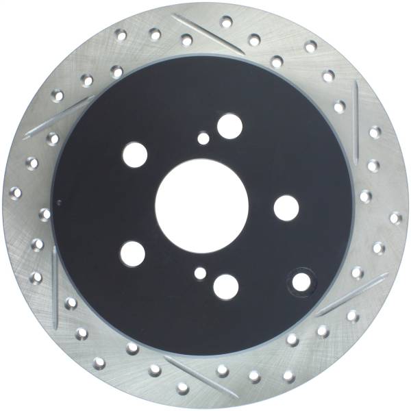 Stoptech - StopTech Sport Drilled/Slotted Brake Rotor Rear Left 127.44115L